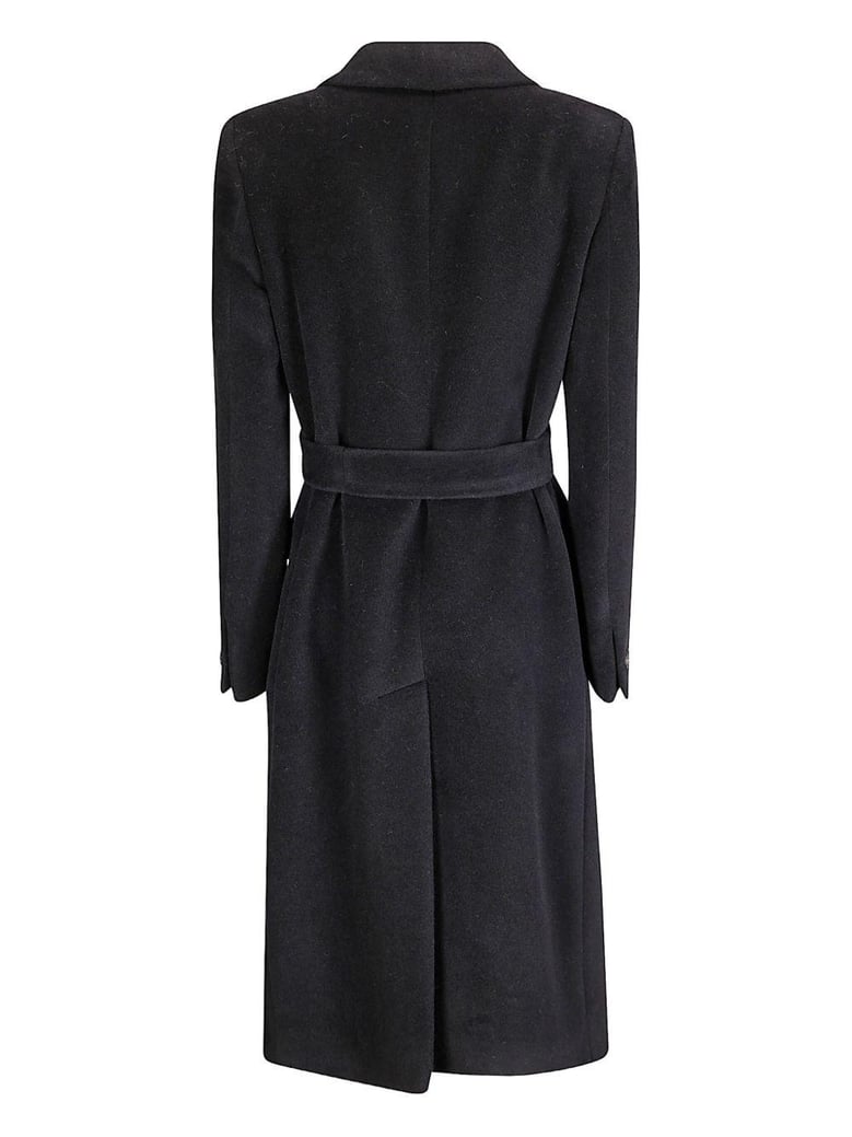 wool double-breasted coat by Selfnex