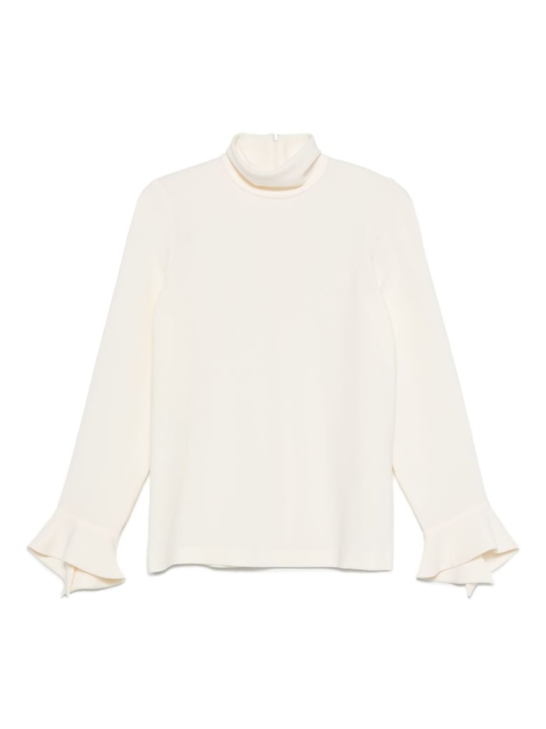 high-neck blouse by Selfnex