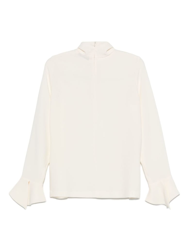 high-neck blouse by Selfnex
