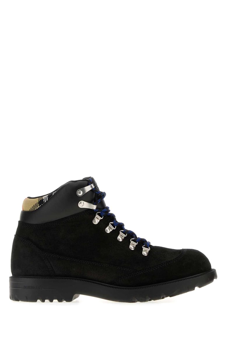 black suede moor ankle boots by Selfnex