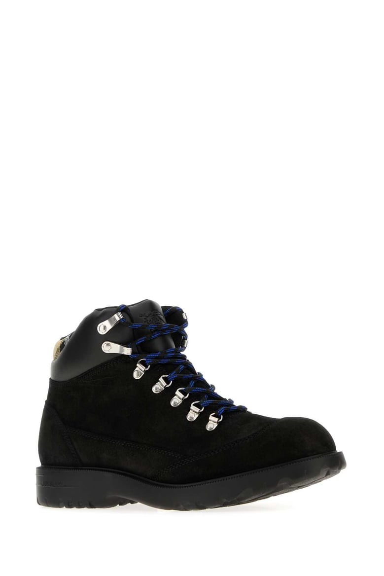 black suede moor ankle boots by Selfnex