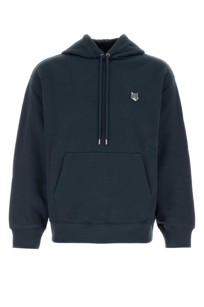 dark blue cotton sweatshirt by Selfnex