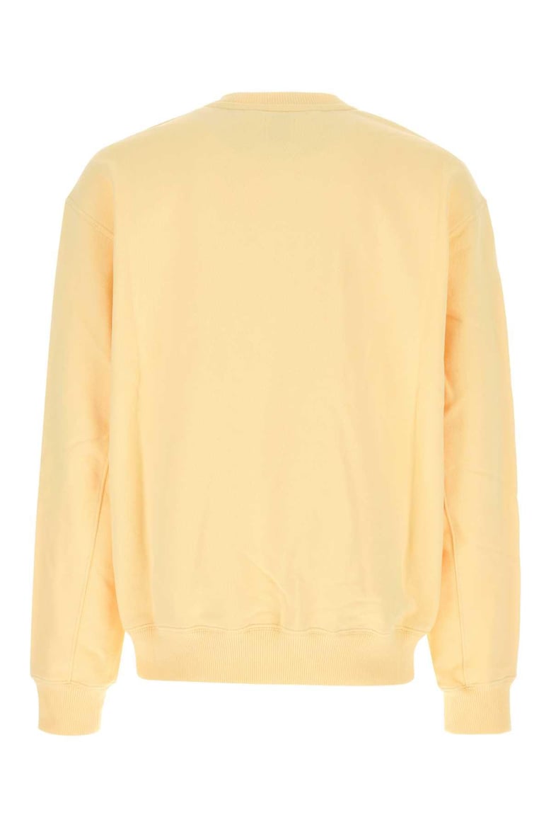 pastel yellow cotton sweatshirt by Selfnex