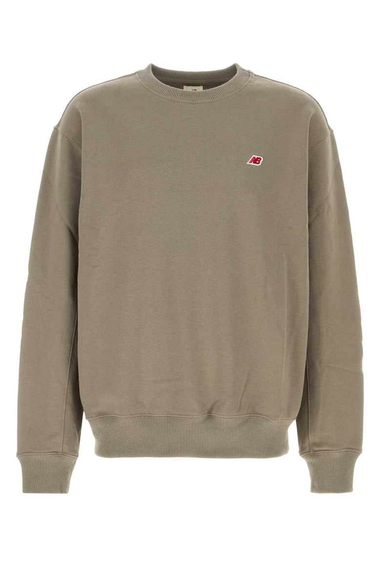 khaki cotton sweatshirt by Selfnex