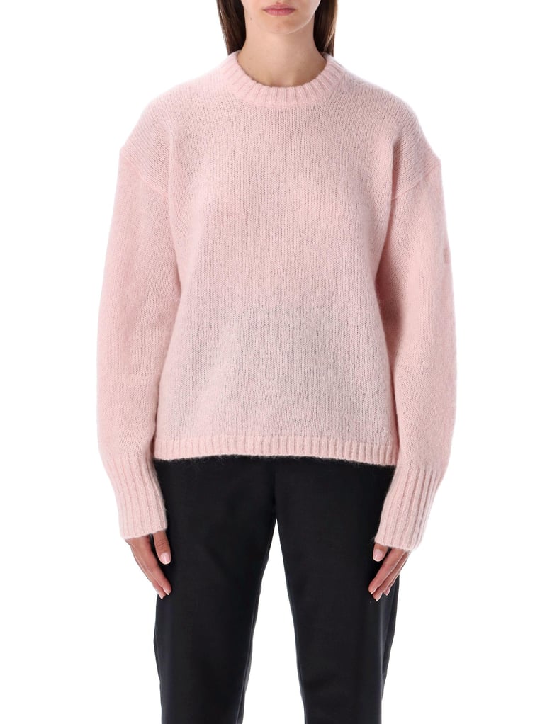by malene birger brie wool and mohair crewneck sweater by Selfnex
