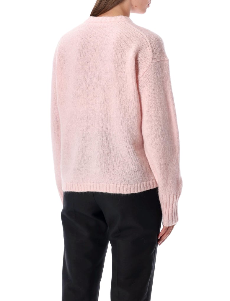 by malene birger brie wool and mohair crewneck sweater by Selfnex