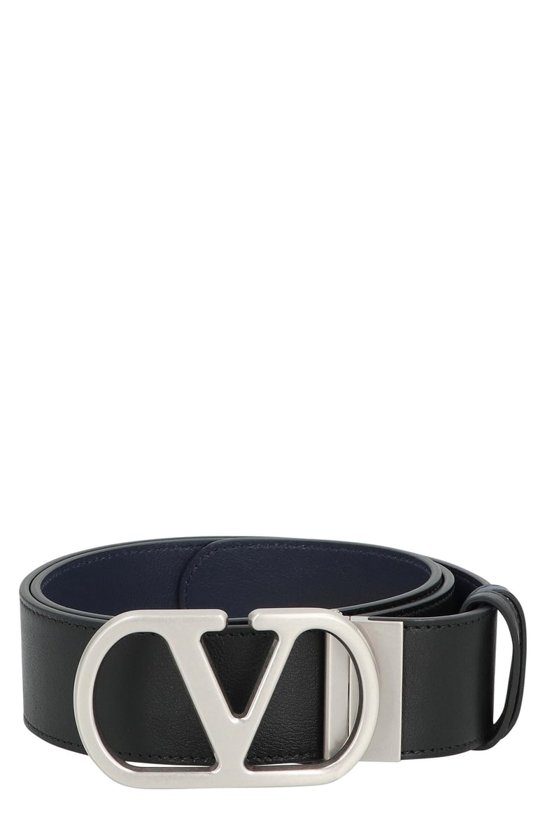 vlogo singature reversible leather belt by Selfnex