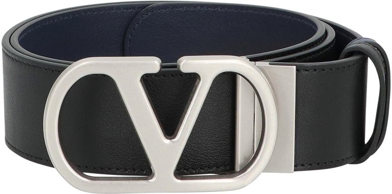 vlogo singature reversible leather belt by Selfnex