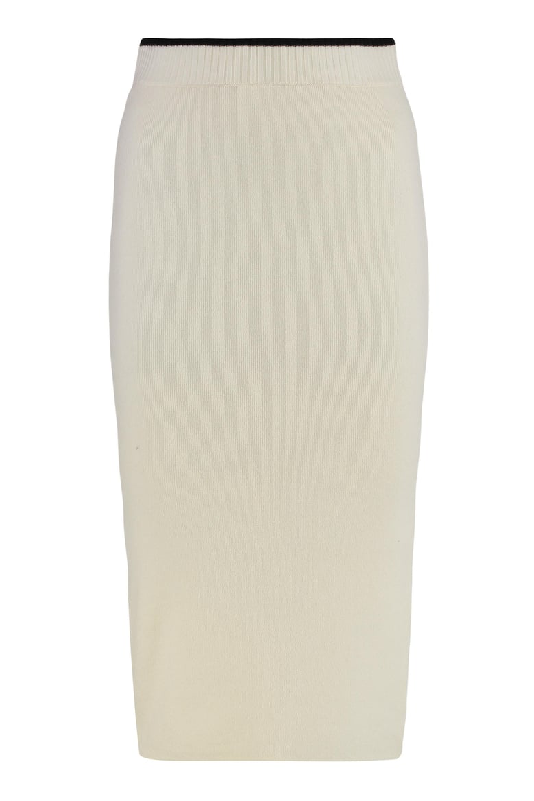 nuova guinea ribbed knit skirt by Selfnex