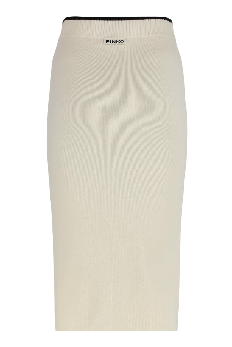 nuova guinea ribbed knit skirt by Selfnex