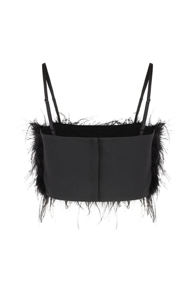 salagiochi feather detail top by Selfnex