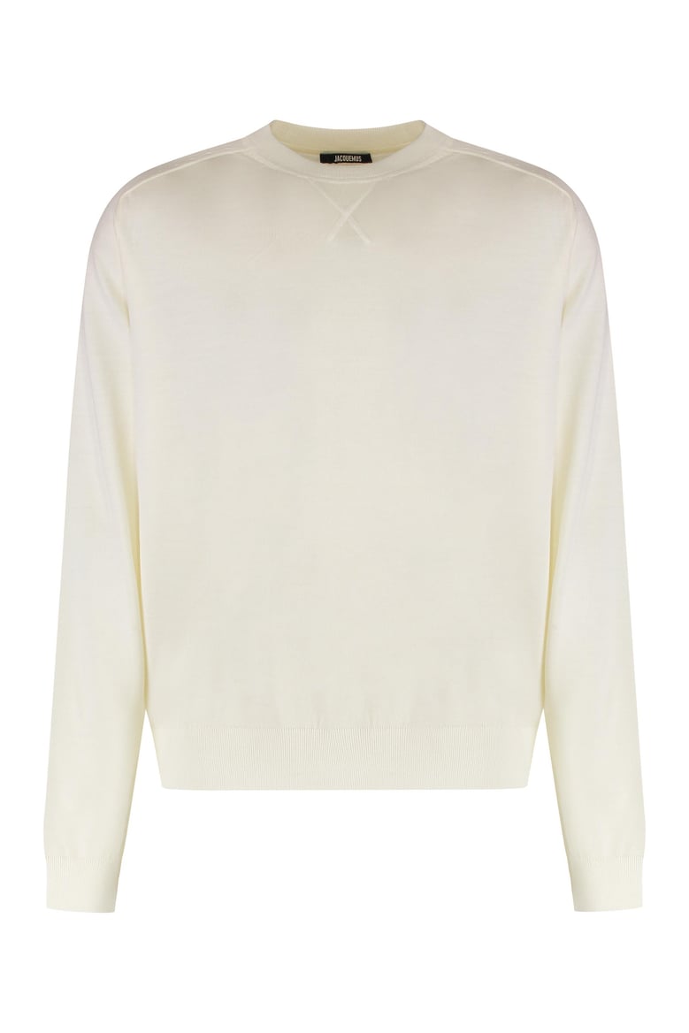 sweater with round neck made of merino wool by Selfnex