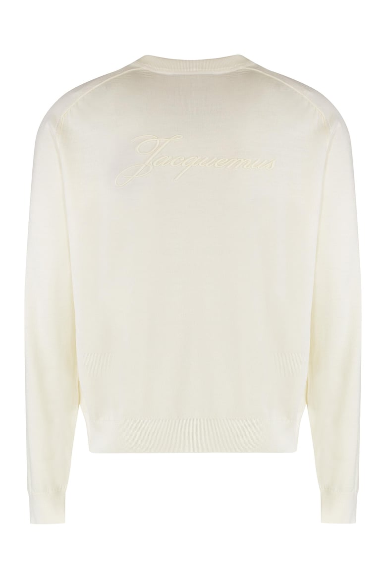 sweater with round neck made of merino wool by Selfnex