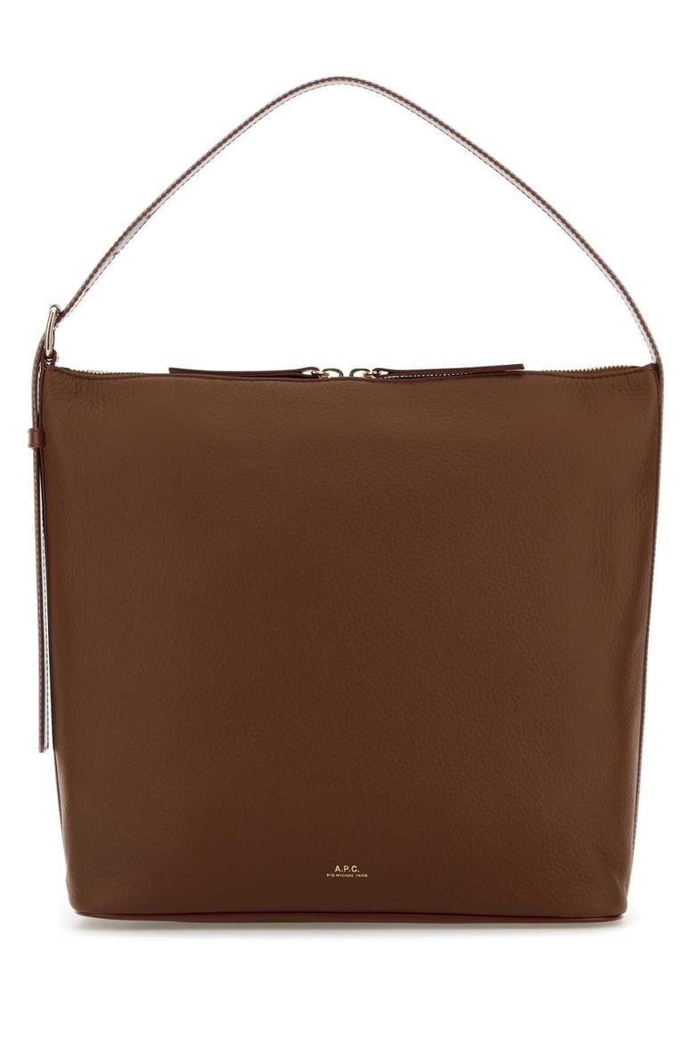 vera shoulder bag in grained leather by Selfnex