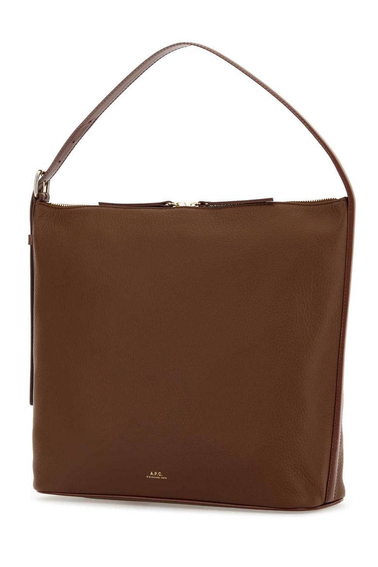 vera shoulder bag in grained leather by Selfnex