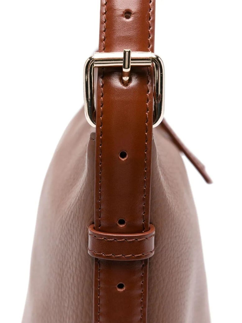 vera shoulder bag in grained leather by Selfnex