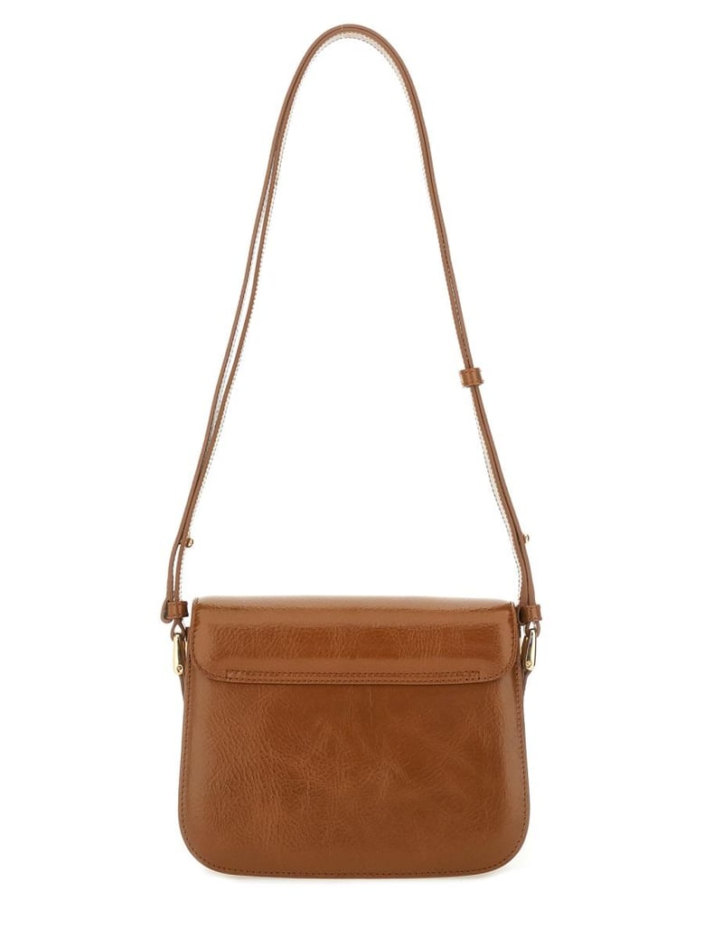 grace small bag in crinkled leather by Selfnex