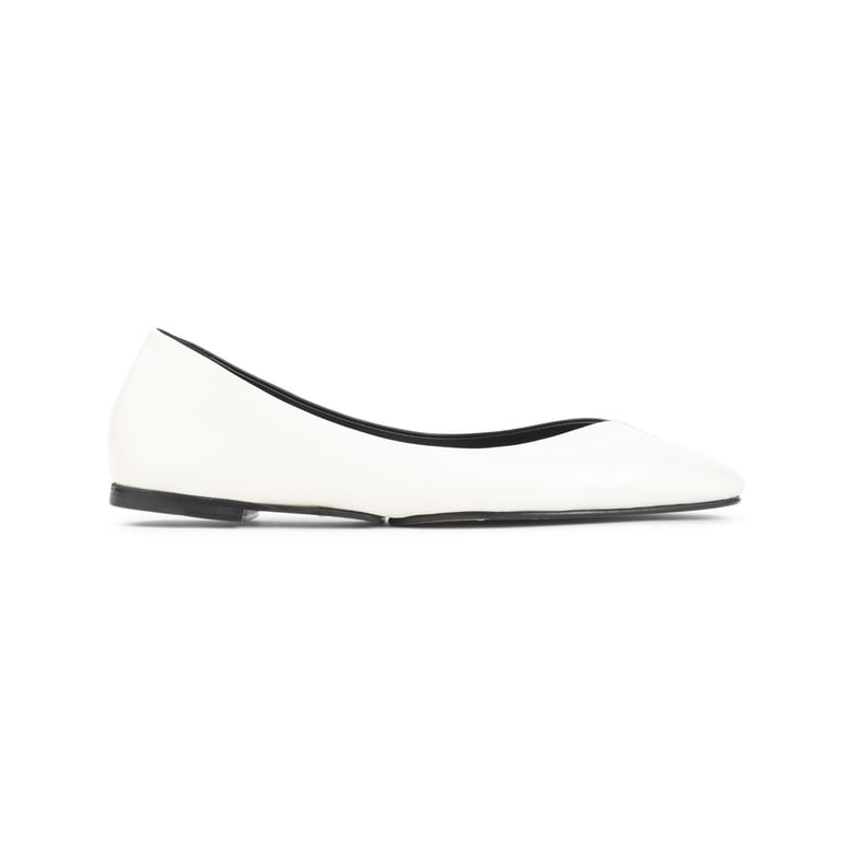 les ballerines ovalo in two-toned leather by Selfnex