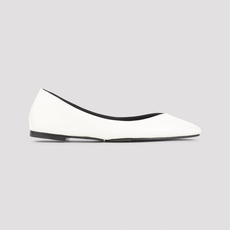 les ballerines ovalo in two-toned leather by Selfnex