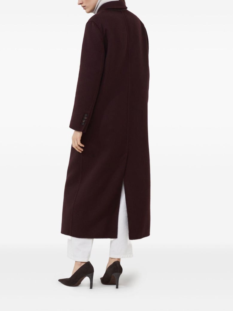 cappotto lavorazione double in beaver di cashmere con monile by Selfnex
