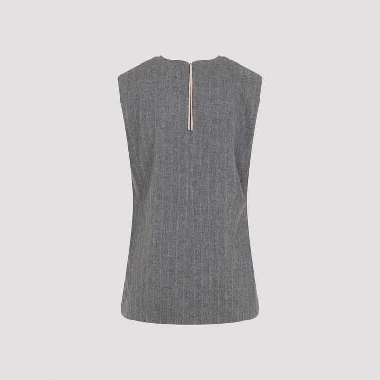 sleeveless shift top by Selfnex