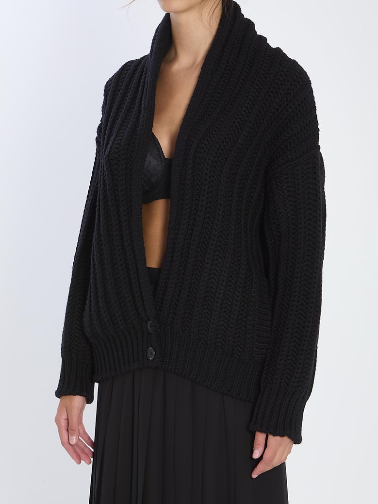 virgin wool cardigan by Selfnex