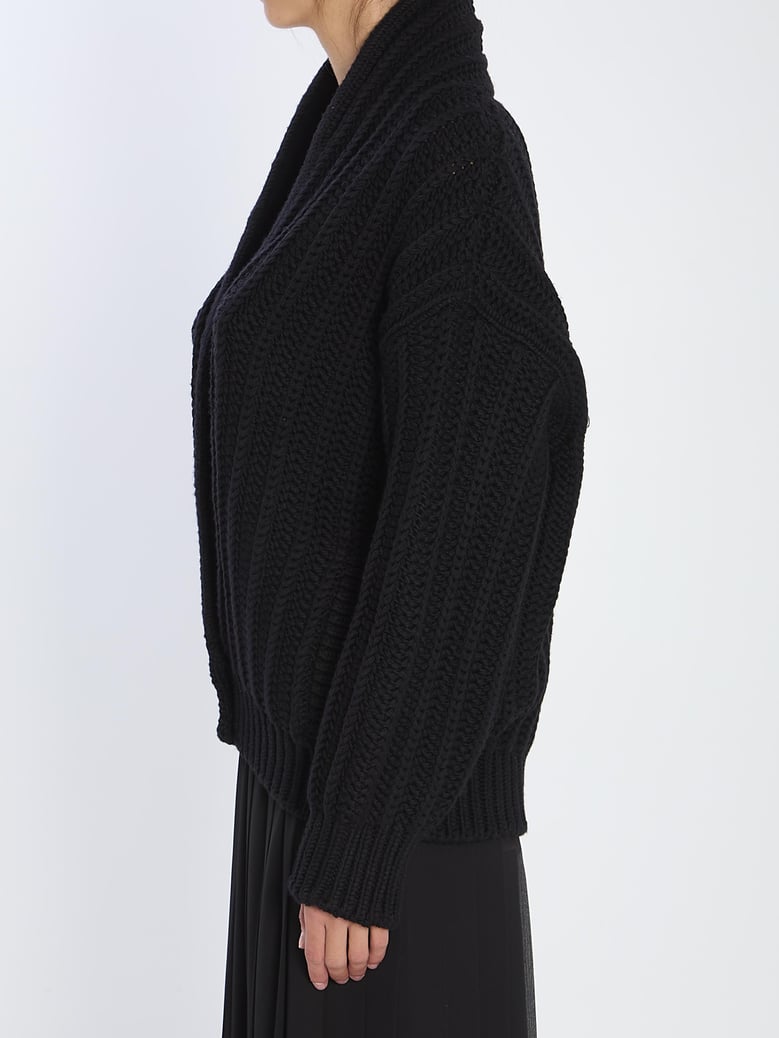 virgin wool cardigan by Selfnex