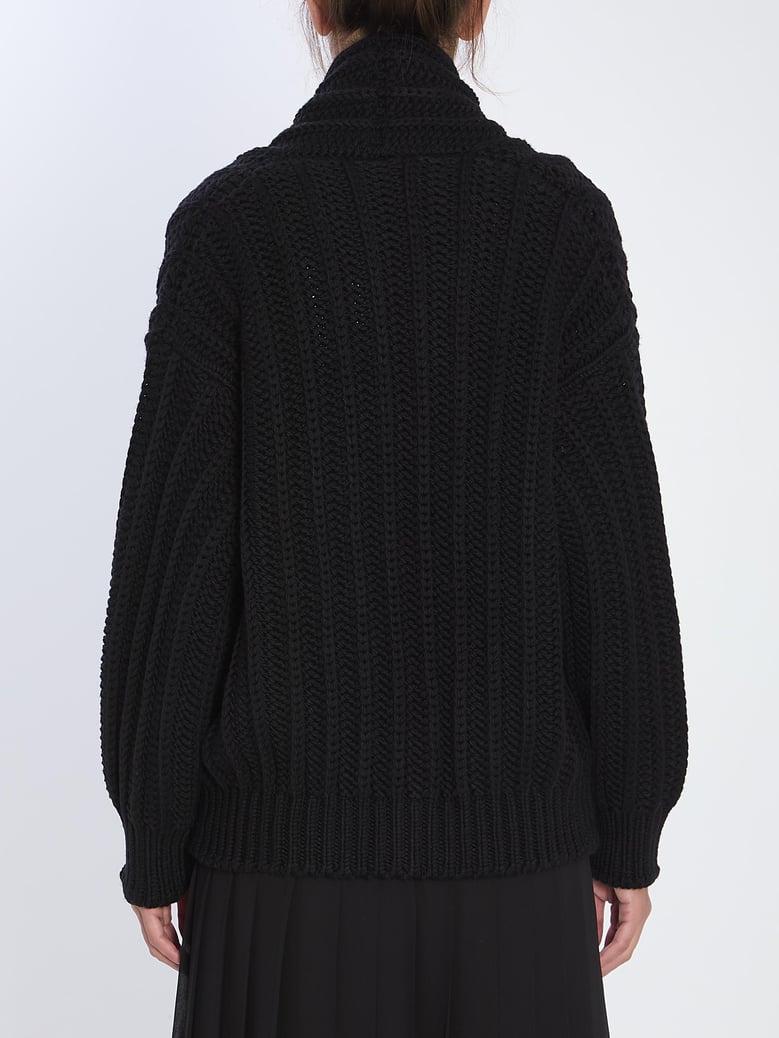 virgin wool cardigan by Selfnex