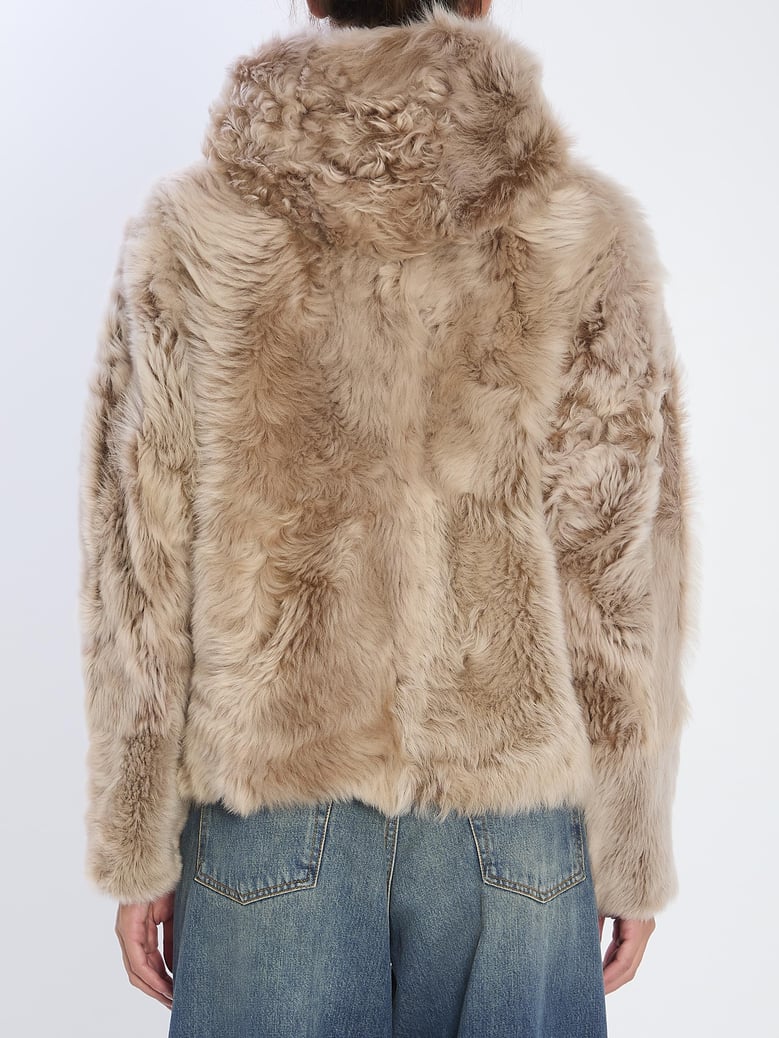 lamb fur jacket by Selfnex
