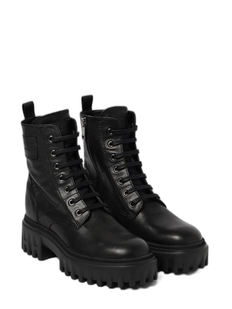 h700 - leather combat boots by Selfnex