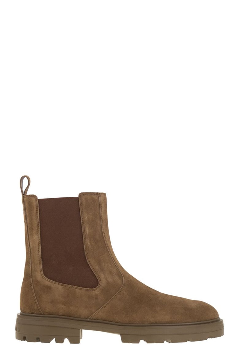 h673 - suede chelsea boots by Selfnex