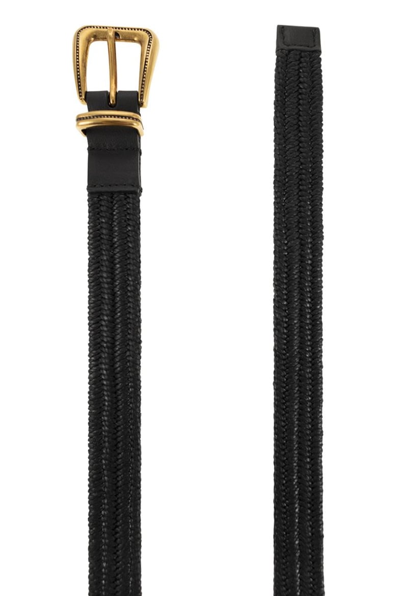 rustic woven linen belt by Selfnex