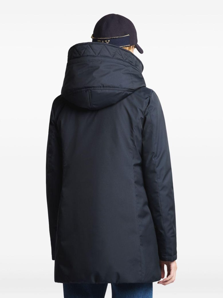 technical gabardine toggle coat by Selfnex