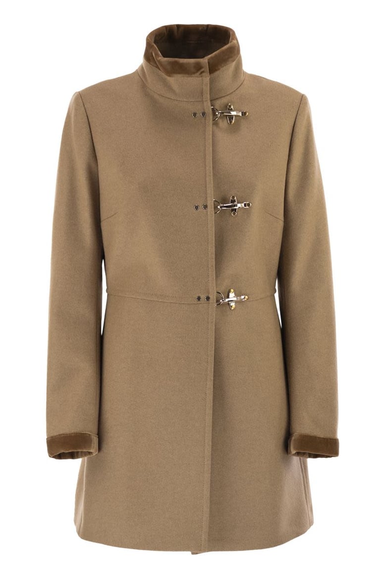 virginia coat in mélange wool cloth by Selfnex