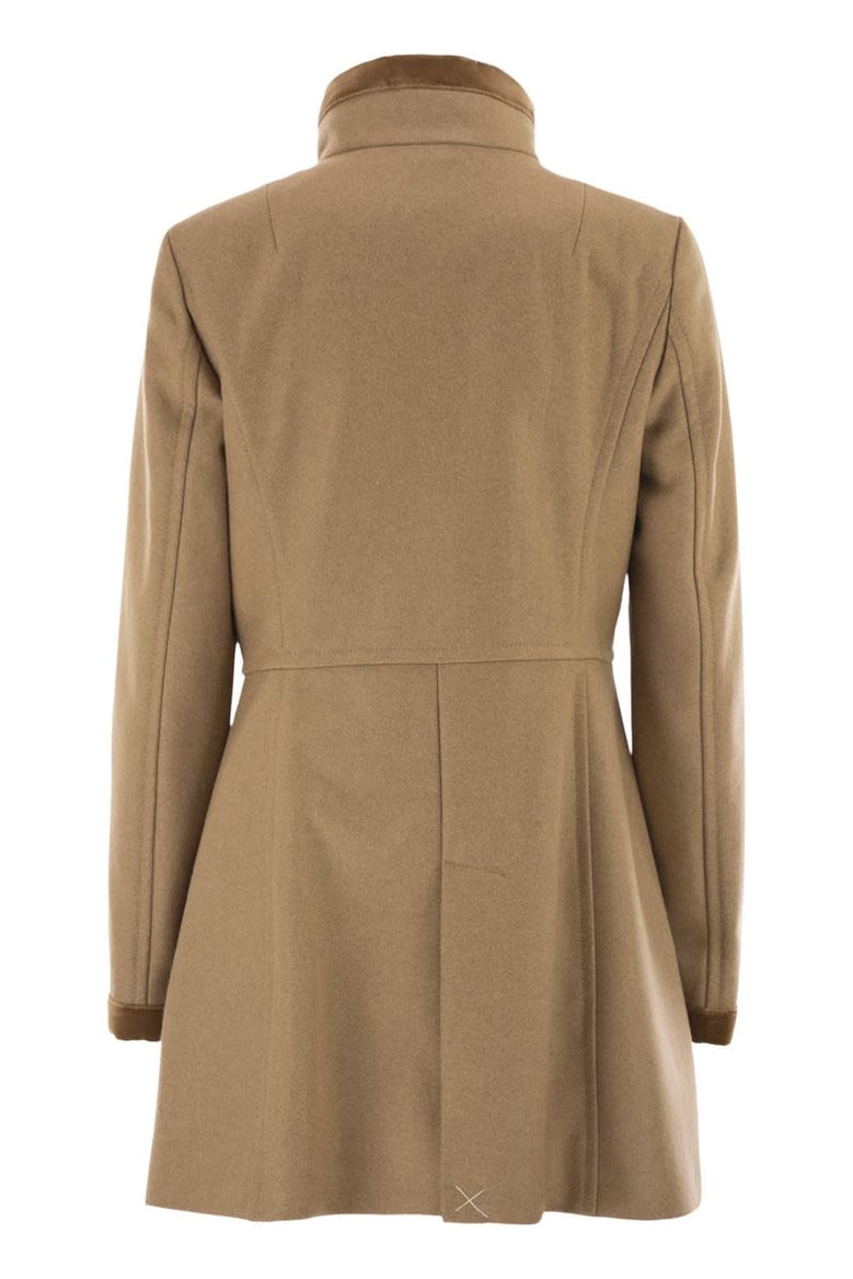 virginia coat in mélange wool cloth by Selfnex