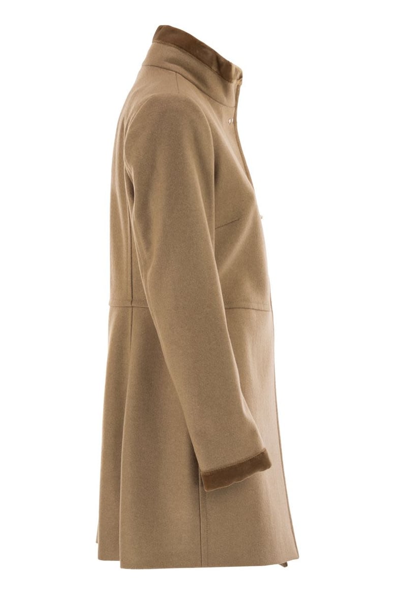 virginia coat in mélange wool cloth by Selfnex