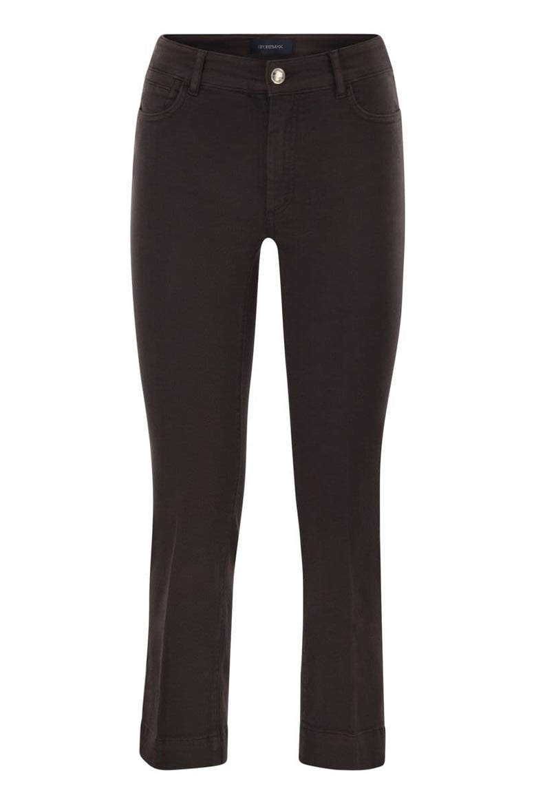 enna - denim pants with mini flare line by Selfnex
