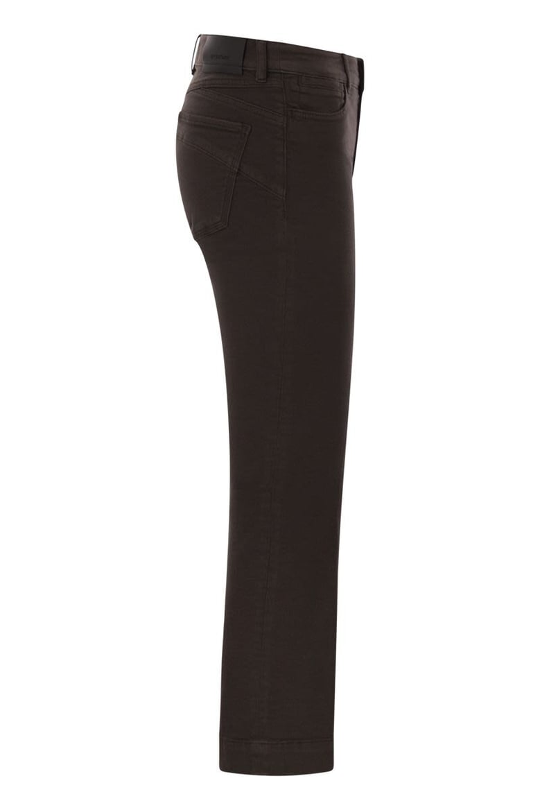 enna - denim pants with mini flare line by Selfnex