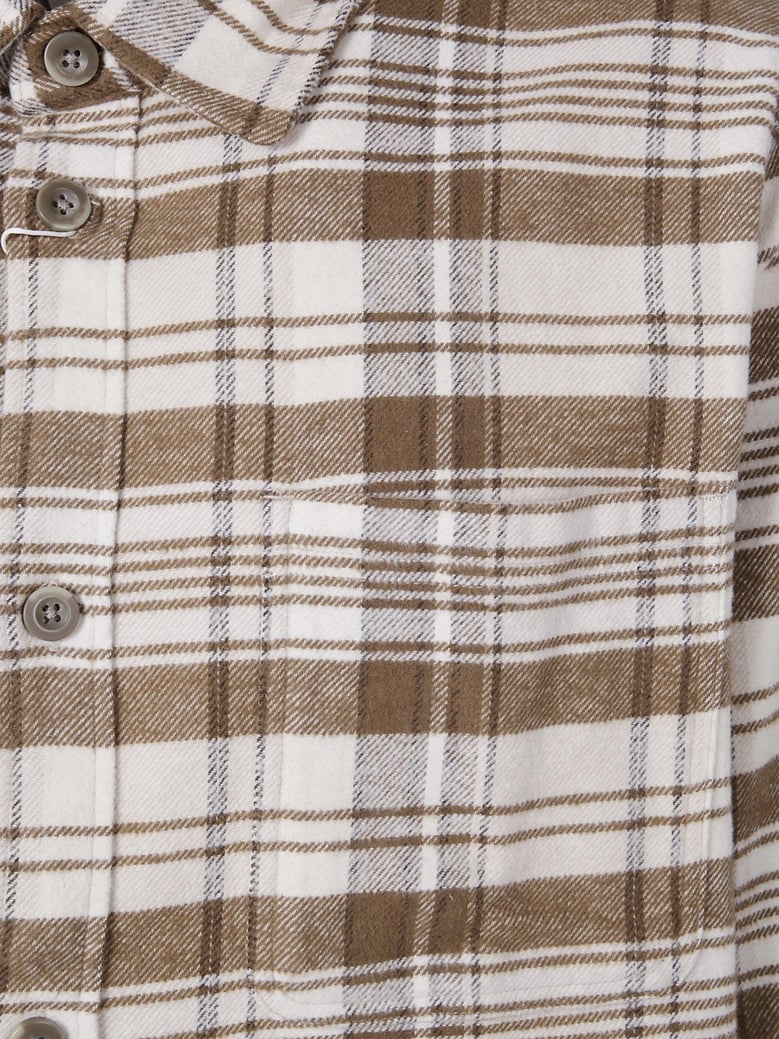 lennon check overshirt by Selfnex