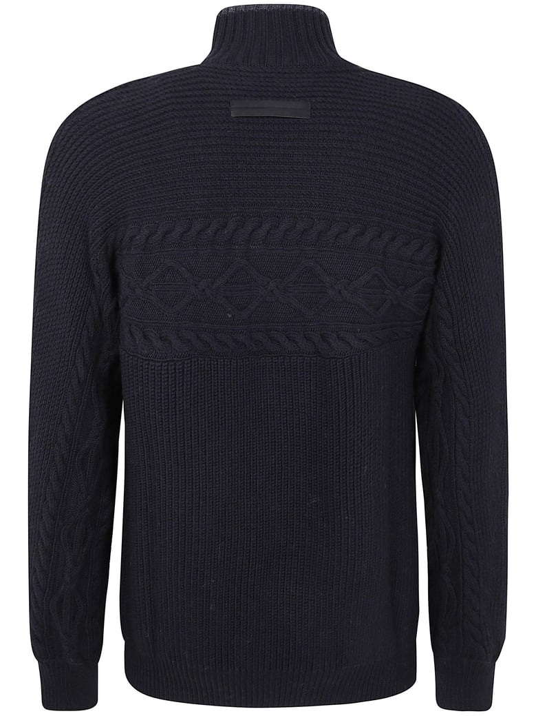 pure wool pearl stitch high neck by Selfnex