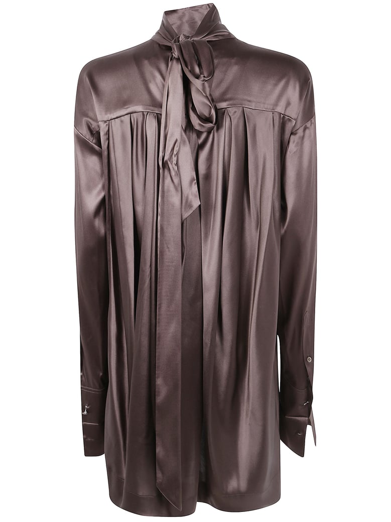 chaddy 2033 strech satin shirt by Selfnex