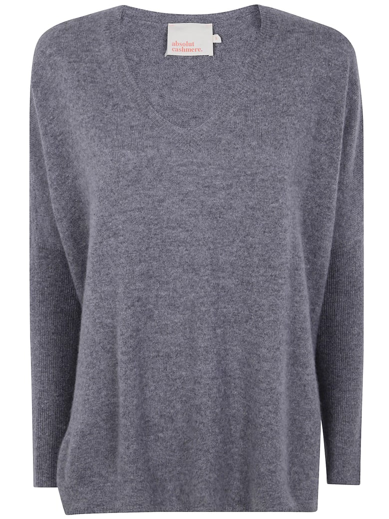 camille v neck oversized sweater by Selfnex
