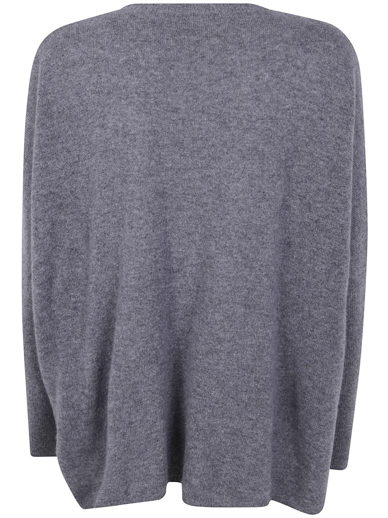 camille v neck oversized sweater by Selfnex
