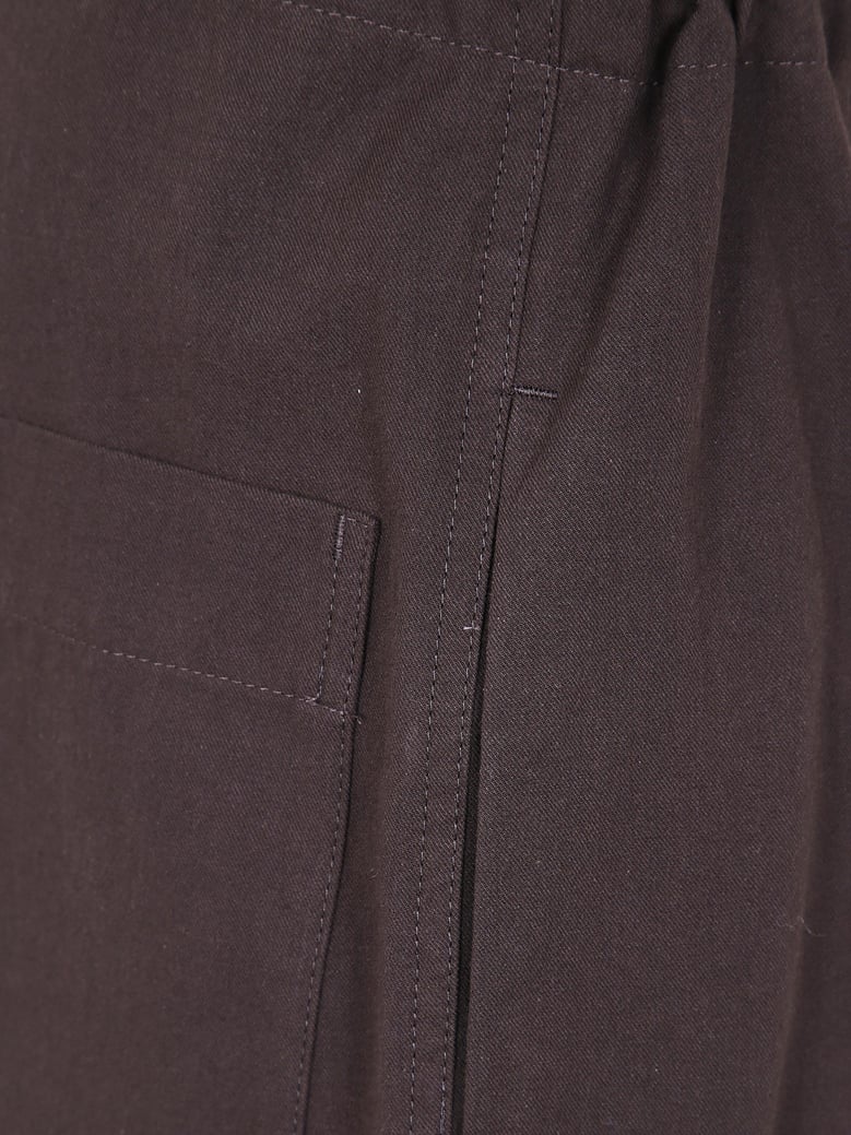 straight string twill trousers by Selfnex