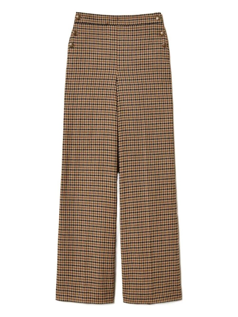 small check trousers by Selfnex
