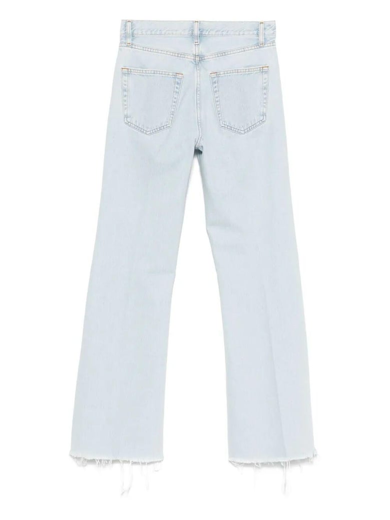 the lax high rise wide leg flare jeans by Selfnex