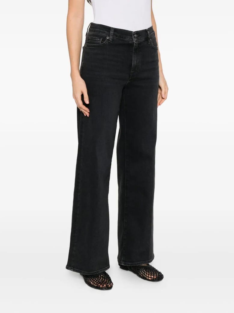 le slim palazzo high rise wide leg flare jeans by Selfnex