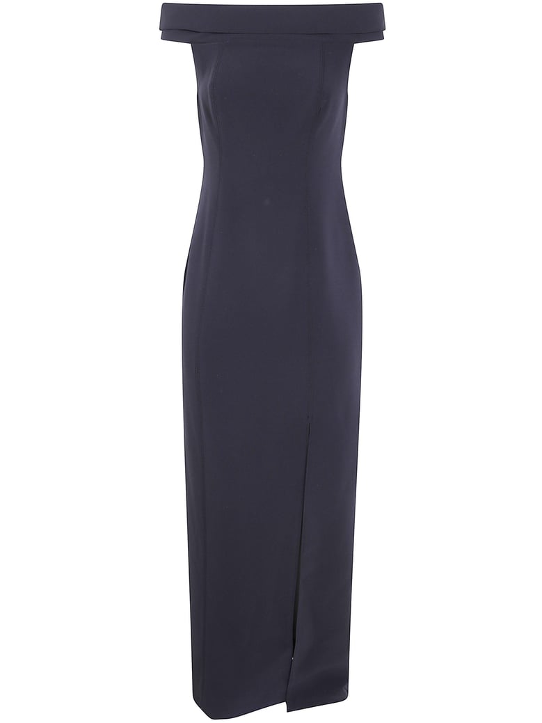 adlar short sleeves gown long dress by Selfnex