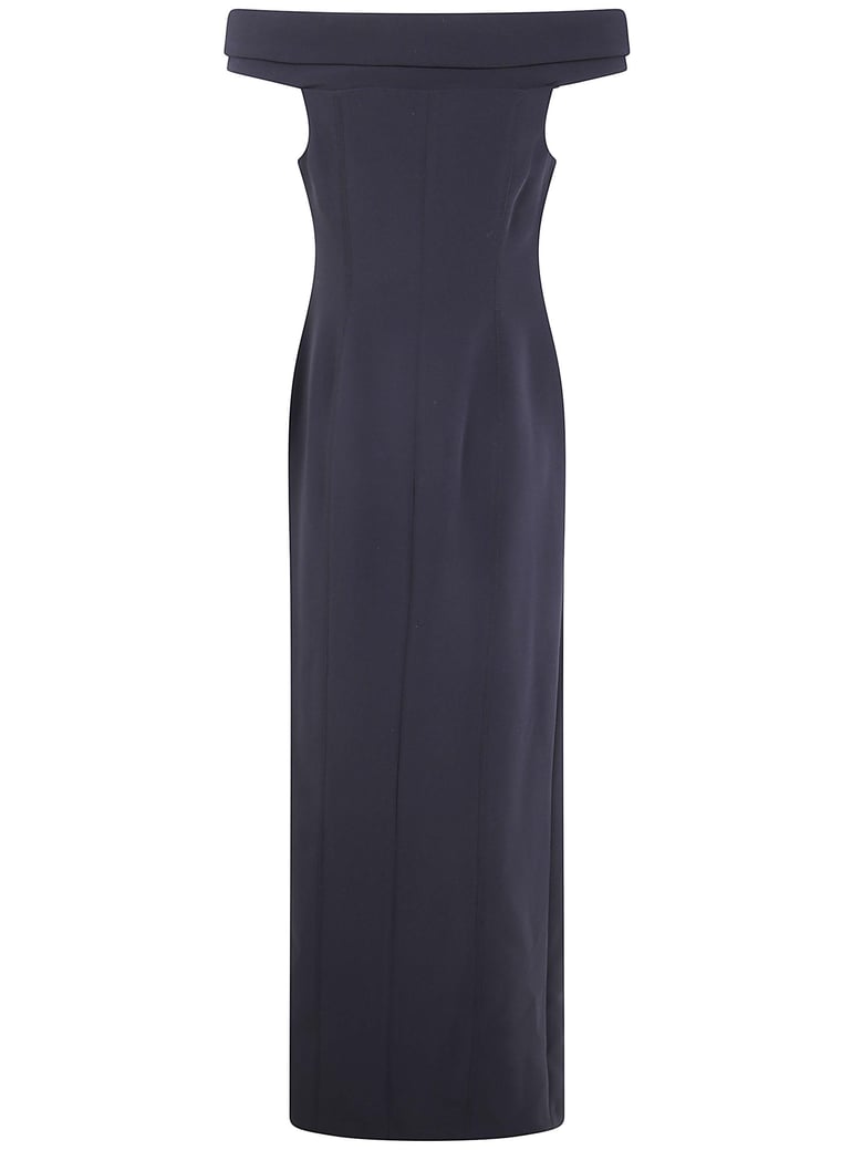 adlar short sleeves gown long dress by Selfnex