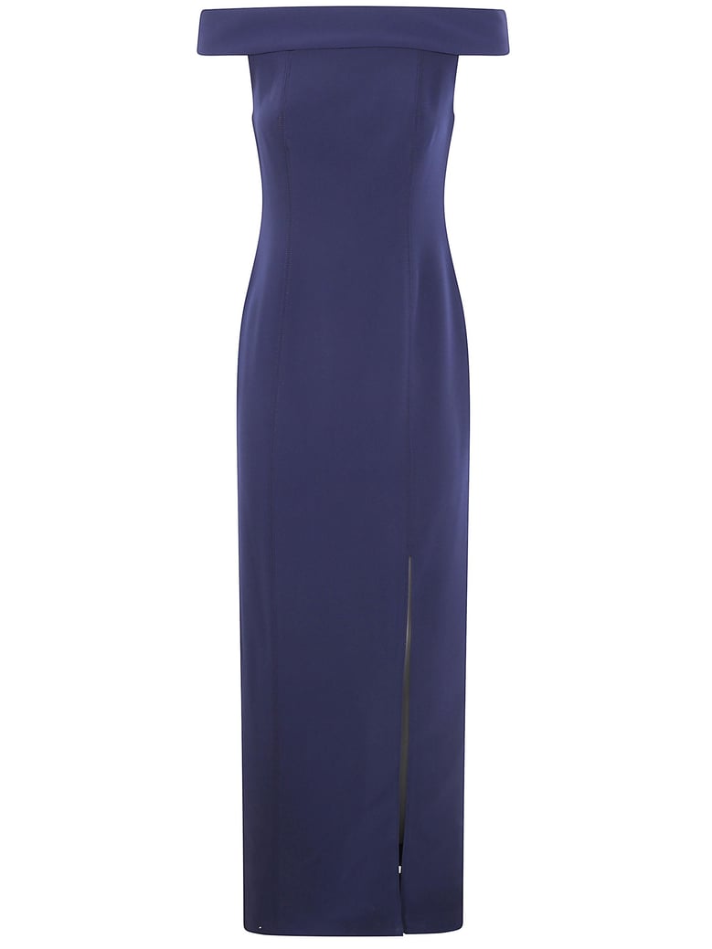 adlar short sleeves gown long dress by Selfnex